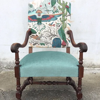 Au printemps du fauteuil - Atelier tapisserie