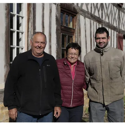 Ferme de Cutesson, en Pays de Camembert, dans l'Orne en Normandie